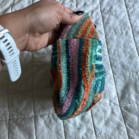 Colorful Beaded Women's Bag - Picture 3 of 11